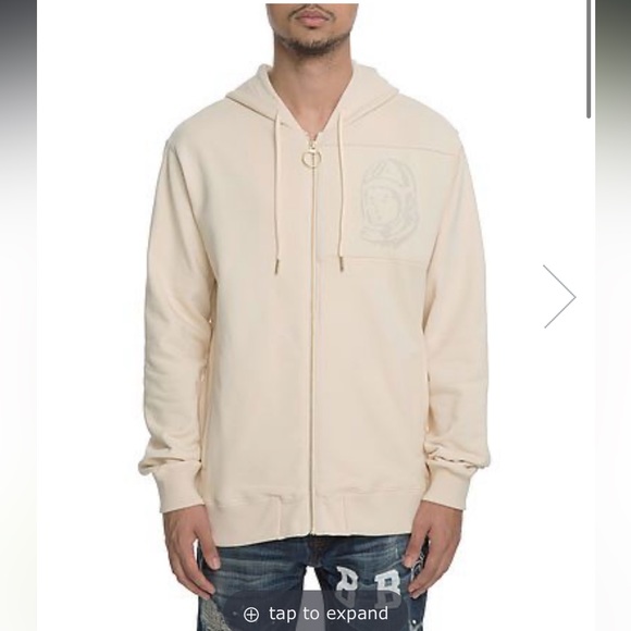 Billionaire Boys Club Other - Billionaire Boys Club Orbit Zip Hoody Sand / Angora Cream Light Zip Up, XXL